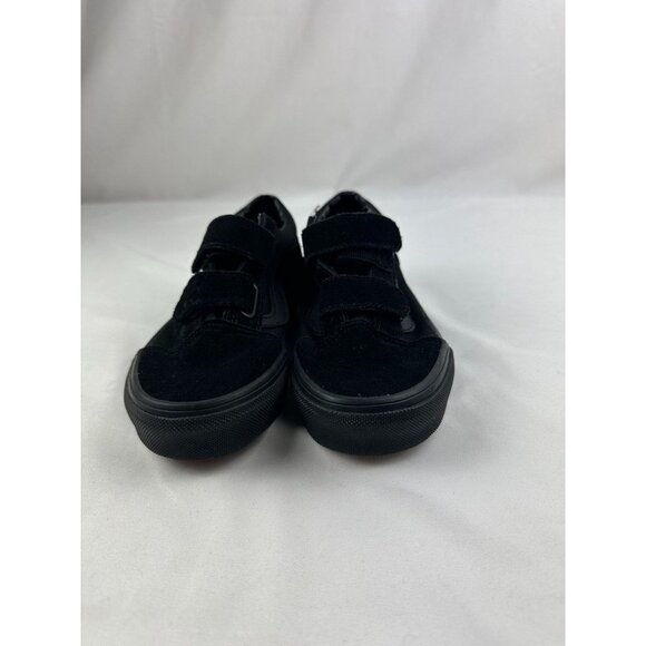 New Little Kids Old Skool V Shoe All Black Size 13.5US - Picture 6 of 8